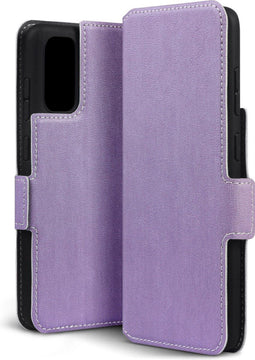 Qubits - slim wallet hoes - Geschikt voor Samsung Galaxy S20 - Paars
