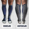Sandside Compressiekousen - Sport Compressie Sokken - Ondersteuning en Comfort - Donkerblauw (2 Paar)