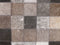 ARMUTLU - Patchwork vloerkleed - Grijs - 140 x 200 cm - Koeienhuid
