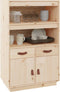 vidaXL - Hoge - kast - 67x40x108,5 - cm - massief - grenenhout