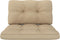 vidaXL Bankkussens pallet 2 st beige