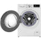 LG V7WD96H1A - Was-droogcombinatie - 9 kg wassen - 6 kg drogen - 1400 tpm - AI DD & Steam - Wit