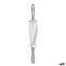 Deegroller met vormen Quttin CROISSANT 38 x 6,5 cm (12 Stuks)