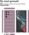imoshion Hoesje - Geschikt voor Samsung Galaxy S22 Ultra - EasyGrip Backcover - Paars
