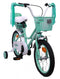 AMIGO Magic Meisjesfiets - Kinderfiets 16 inch - Met Terugtraprem en Zijwieltjes - Turquoise