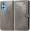 iMoshion Hoesje Geschikt voor Realme 9i Hoesje Met Pasjeshouder - iMoshion Mandala Bookcase - Grijs