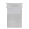 Happy Friday Sheet set 2 pieces Vichy grey 160x270 cm (Single) Grey