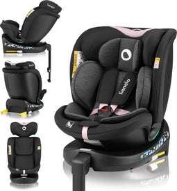 Lionelo Navy i-Size Autostoel - 360° Draaibaar - Achterwaarts tot 105 cm - ISOFIX - R129 Goedgekeurd