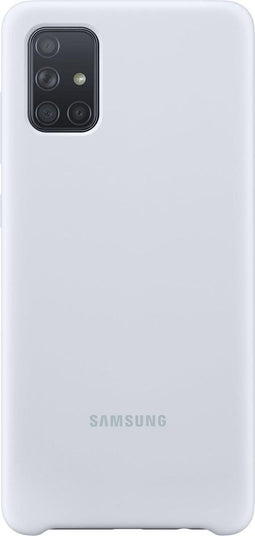 Samsung Silicone Cover - Back Cover - Bescherming tegen krassen en stoten - Zilver