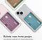 iMoshion Hoesje Geschikt voor iPhone 14 Hoesje Met Pasjeshouder - iMoshion Softcase Backcover met pashouder 3.0 - Transparant
