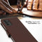 Selencia Galaxy A13 (4G) - Echt Lederen Bookcase - 3 Pashouders - Bruin