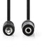 Nedis CAGT22050BK20 - Kabel 3.5mm - 200cm - Zwart