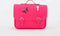Own Stuff Lederen Boekentas - Fuchsia - Vlinder - Lagere school