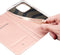 Dux Ducis - Geschikt voor iPhone 15 Pro - Slim bookcase hoesje - Rose Goud