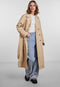 PIECES PCTAYA - Trenchcoat Dames - Lange mouwen - Riem in de taille - Maat XS