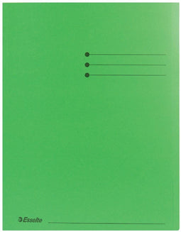 Esselte - Inlegmap - A4 - 100 stuks - Groen