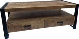 Salontafel Ben - sidetable - bijzettafel industrieel 120 cm