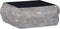 vidaXL - Gootsteen - 30x30x13 - cm - marmer - grijs