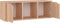 vidaXL - Tv-meubel - 88,5x27,5x30,5 - cm - bewerkt - hout - sonoma - eikenkleurig