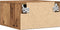 vidaXL - Nachtkastjes - 2 - stuks - Wandgemonteerd - Oud - Hout - 35x35x20 - cm