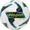 Uhlsport Team (Sz. 4) Trainingsbal - Wit / Marine / Fluogeel | Maat: 4
