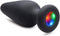 XR Brands Silicone Light Up Butt Plug - Small black