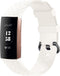 imoshion Siliconen bandje - Geschikt voor Fitbit Charge 4, Charge 3 - Wit - One Size