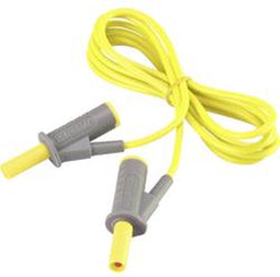 VOLTCRAFT MSB-501 Veiligheidsmeetsnoer Banaanstekker 4 mm Banaanstekker 4 mm 1.50 m Geel 1 stuk(s)