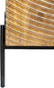 Liviza Opbergkast Ustral - Mangohout - Rond Bruin - 160 cm , 45 cm , 100 cm