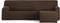 Hoes voor chaise longue met korte armleuning rechts Eysa BRONX Bruin 110 x 110 x 310 cm