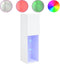 vidaXL - Tv-meubels - met - LED-verlichting - 2 - st - 30,5x30x102 - cm - wit