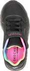 Skechers Uno Lite-Rainbow Specks - Meisjes Sneakers - Air-Cooled Memory Foam - Zwart