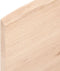 vidaXL - Wastafelblad - 80x30x2 - cm - onbehandeld - massief - hout