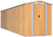 vidaXL - Tuinschuur - 192x772x223 - cm - gegalvaniseerd - staal - lichtbruin