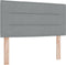 vidaXL - Hoofdbord - met - Lijnen - Design - - - Lichtgrijs - - - 90 - cm - - - Stof