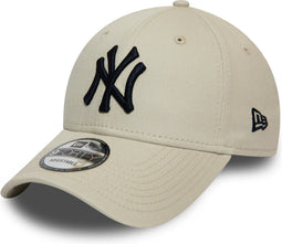 New York Yankees Cap Kind - Stone Beige - 4 tot 6 jaar - Verstelbaar - New Era Caps - 9Forty Kids - NY Pet Kind - Petten - Pet Kind - Kinderpet - Pet Kinderen Jongens