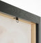Mica Decorations Muurdecoratie Cirkel - L50 x H70 cm - Canvas - Zwart