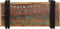vidaXL - Wandschap - massief - gerecycled - hout - meerkleurig
