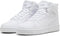 PUMA Rebound V6 Mid Jr - Hoge sneakers - Gerecycled materiaal - PUMA White-Cool Light Gray