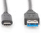 Digitus AK-300136-010-S - USB-kabel USB 3.2 Gen1 - 1 m - Zwart