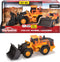 Majorette Grand Series - Volvo Wiellader - Constructie - Metaal - Licht en Geluid - 21 cm - Speelgoedvoertuig