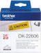 Brother DK-22606 - Filmtape zelfklevend - Geel - 62 mm x 15.24 m