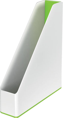 Leitz WOW Tijdschriftencassette Wit/Groen