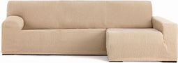 Hoes voor chaise longue met lange armleuning rechts Eysa TROYA Beige 170 x 110 x 310 cm