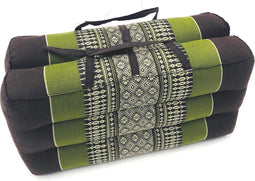 Meditatie en yoga zitkussen matje opvouwbaar draagbaar 40 cm x 40 cm x 7 cm Groen