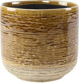 Ter Steege Bloempot Geel D 13 cm H 13 cm