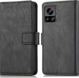 iMoshion Hoesje Geschikt voor Motorola Edge 30 Ultra Hoesje - iMoshion Luxe Bookcase - Zwart
