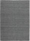 Nouveau Plain Dark Grey Vloerkleed - 140x200 - Rechthoek - Laagpolig Tapijt - Industrieel - Antraciet, Grijs