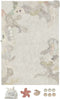 Lorena Canals Wasbaar vloerkleed zeebodem - Met accessoires - 140 x 200 cm