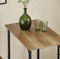 SoBuy OGT10-PF - Bistrotafel 3-delige set - 1x tafel + 2x stoelen - Bruin